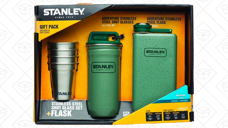 Pack de regalo con termos de acero inoxidable Stanley Adventure + termo de 8oz | $22 | AmazonGráfico: Erica Offutt